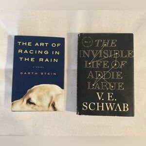 Bestseller Book Pack, Authors Garth Stein, V.E. Schwab, Book Club Beach Read TBR